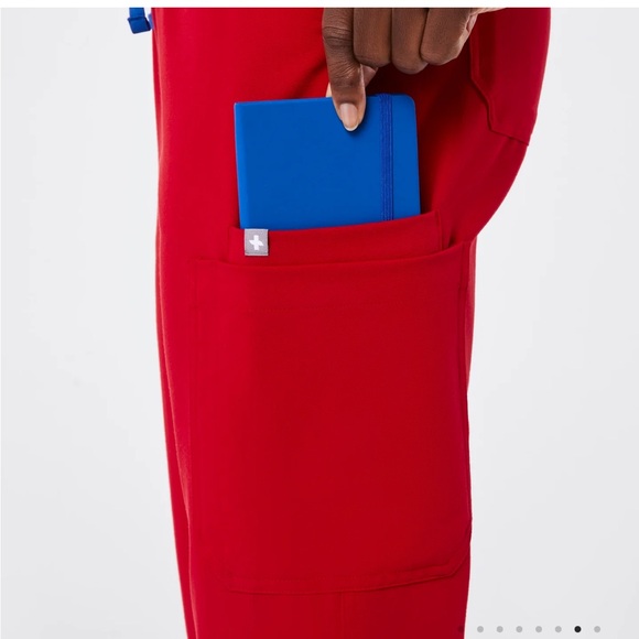 Figs High Waisted Yola Skinny Scrub Pants - Picture 7 of 10